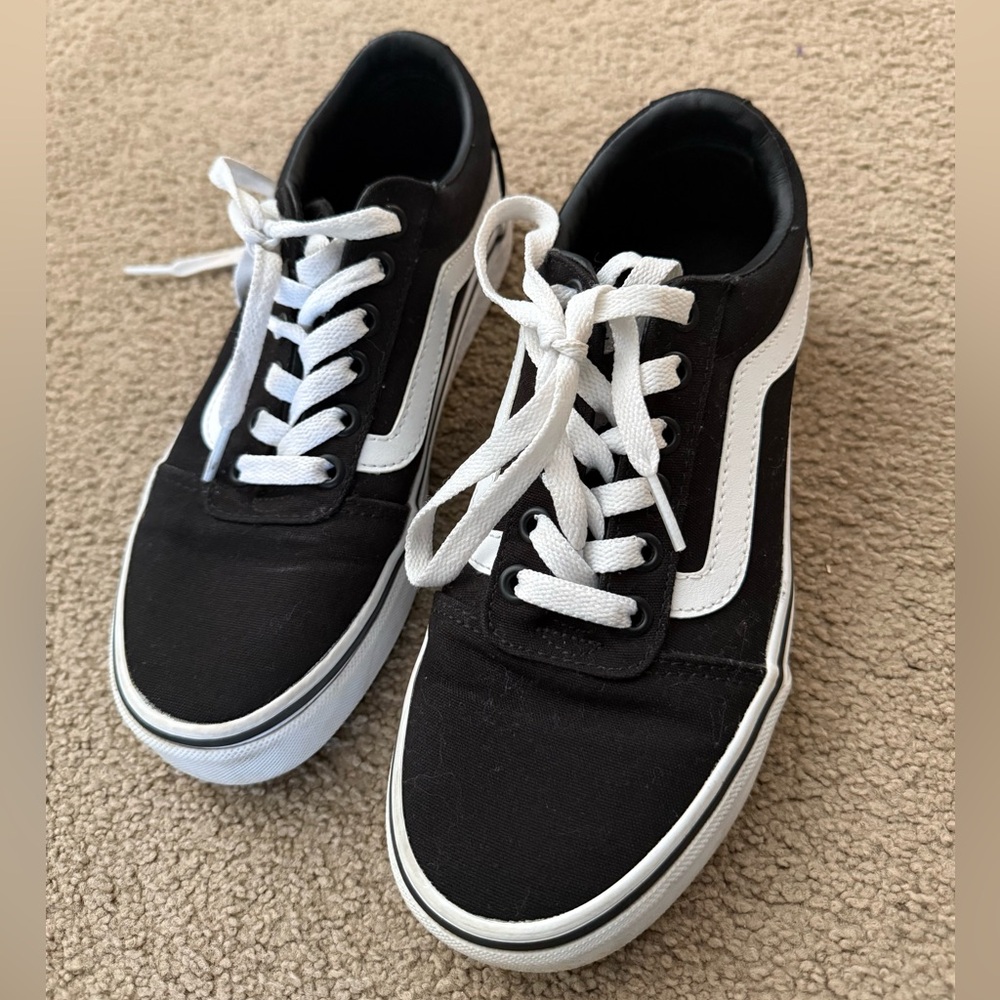 Vans Black and White Women's Sneakers